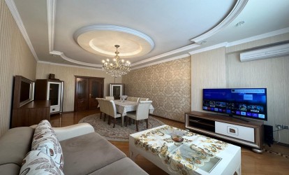 İcarəyə verilir — 4 otaqlı  yeni tikili  120 m²  Bakı Afiyəddin Cəlilov